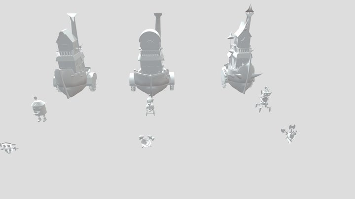 [HW XYZ School] Silhouette 3D Model