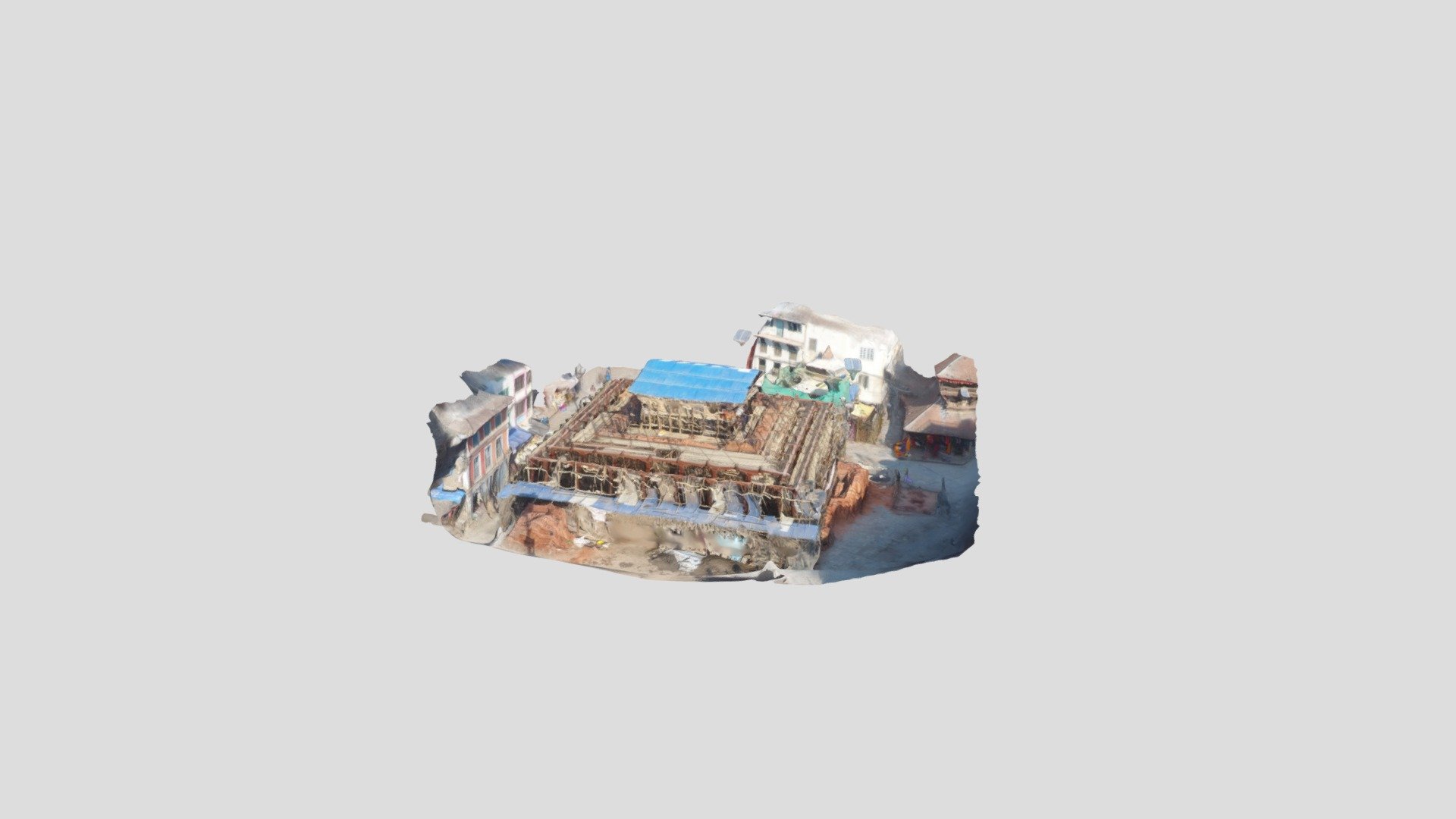 Kasthamandap Rebuilding Process