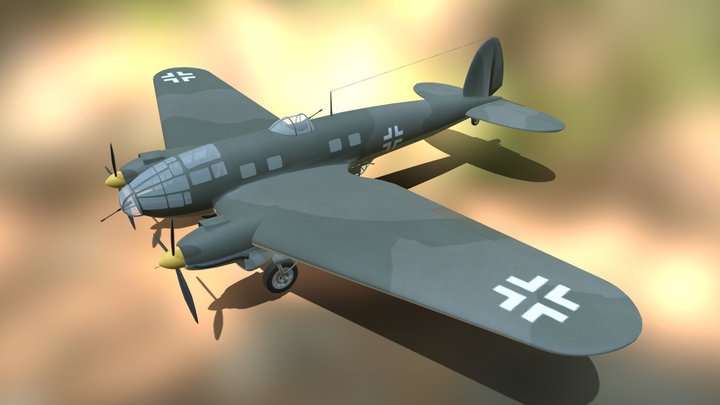 Heinkel-He-111 – Modello 3D gratuito STL