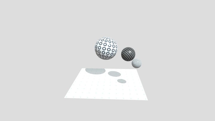 Ball Rotate 3D Model