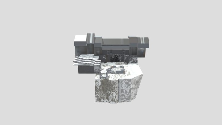Metal Gear Solid shadow moses heliport blockout 3D Model