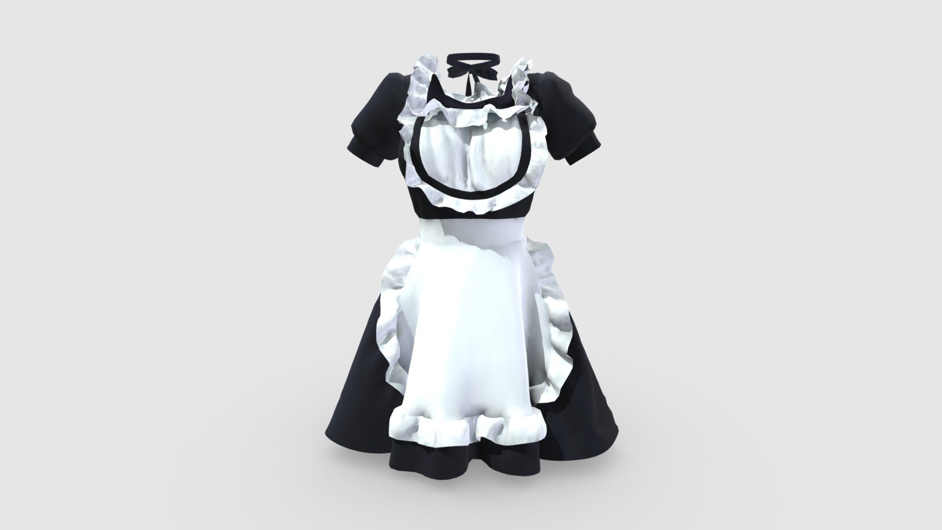 Female Maid Uniform Buy Royalty Free 3d Model By 3dia [a1744d6