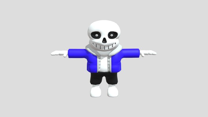 Sans 3D Model