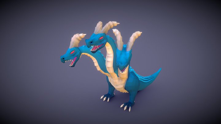 Hydra of Lerna Lake 3D Model