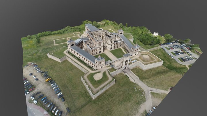 Krzyztopor Castle - Poland - Europe - 3D Model 3D Model