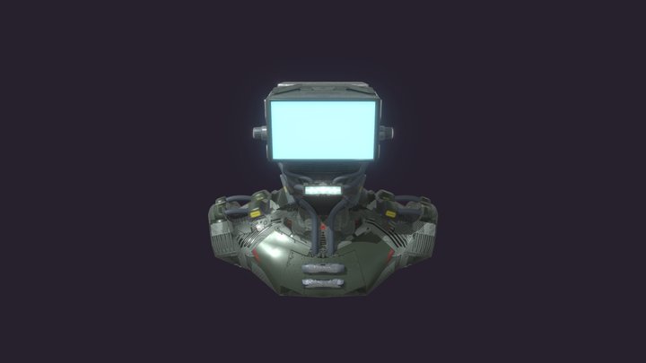 2_Робот 3D Model