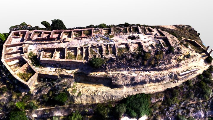 Castellet de Bernabe, poblado Ibero en Liria 3D Model