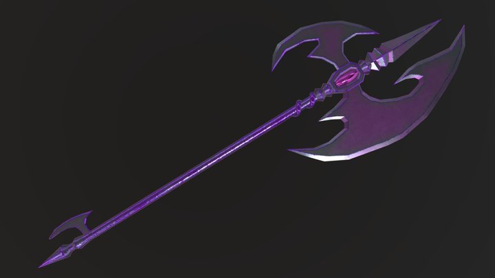 Ragdoll Summoner's War Halberd 3D Model