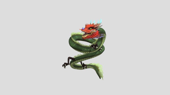 Asian-dragon 3D models - Sketchfab