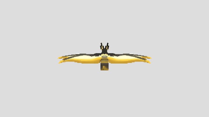 Minecraft Style Beezu 3D Model