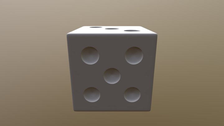 High Poly Dice [Tutorial] 3D Model