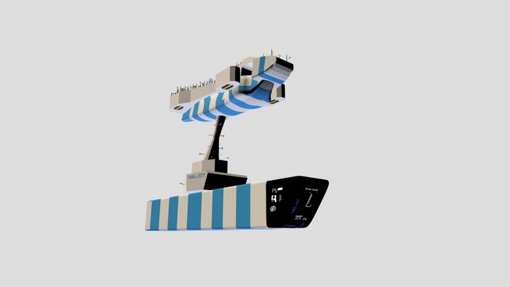 NEL-07 Cargo Ship 3D Model