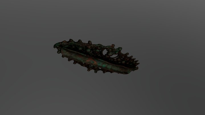 JARBW 1996.3586 Bronze brooch 3D Model
