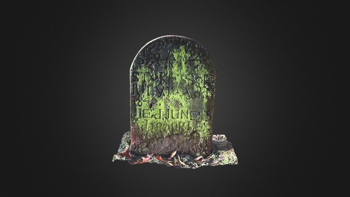 Pinn and Stokes Cemetery: Frank Stokes Headstone 3D Model