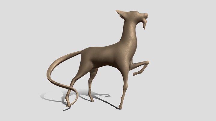 Sheep Sculpture 3D Model