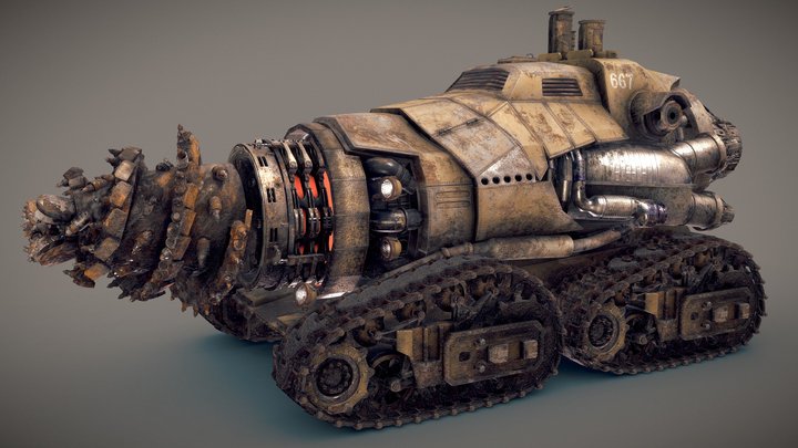 The Mother Drill - GAP Final Assignment 3D Model