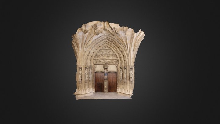 Portada Central (Santa Maria Katedrala) 3D Model