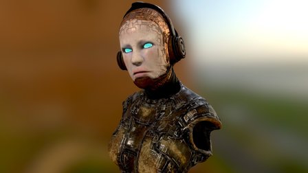 Cyborg 3D Model