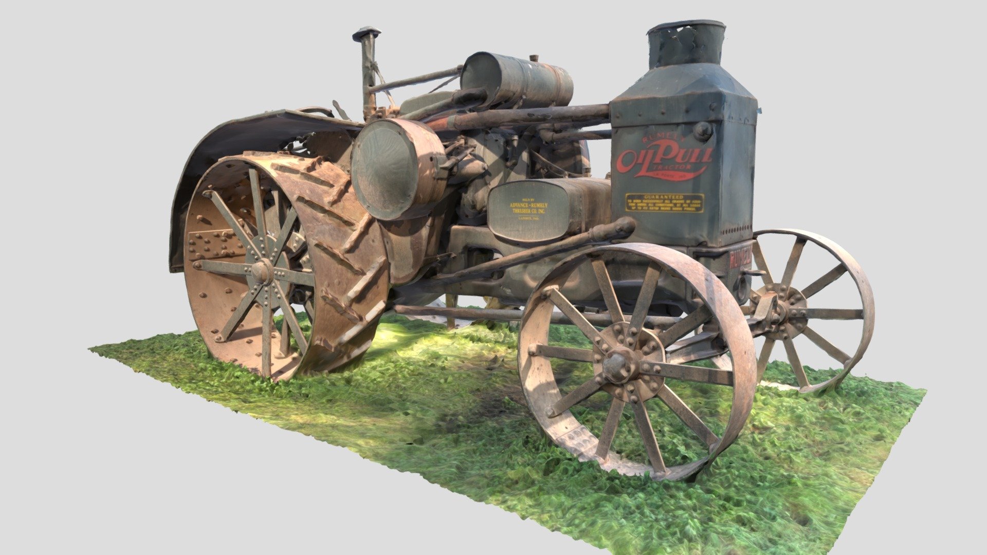 Rumely Oil Pull model R - 3D model by Timothy Pranke (@TimothyPranke ...