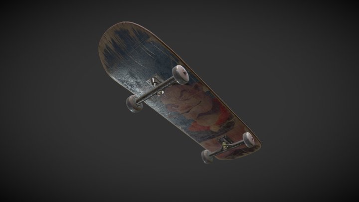 skateboard 3D Model