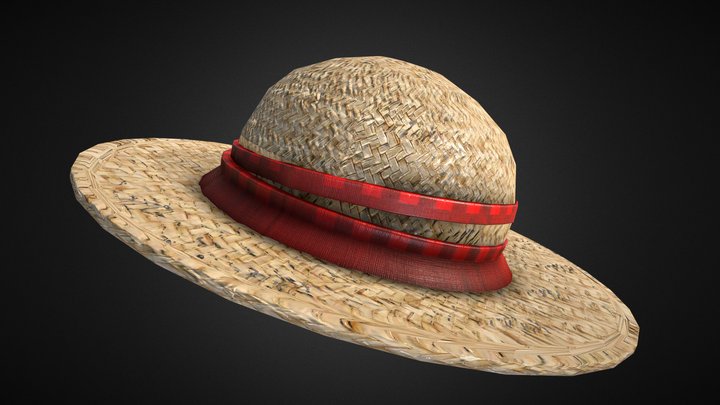 Real strawhat 3D Model