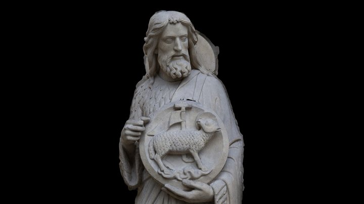 Notre-Dame de Paris - John the Baptist – Modello 3D gratuito STL