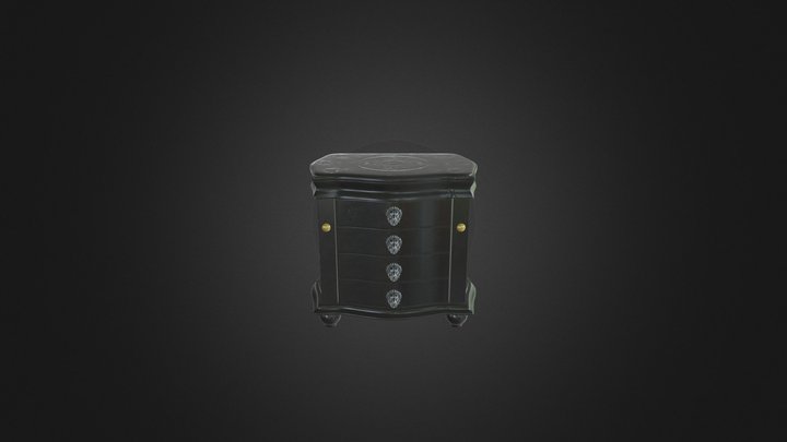 Dresser & Jewelry Box 3D Model