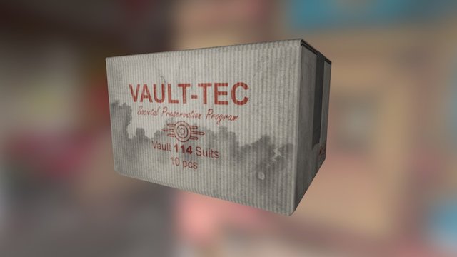 Vault Box Example 3D Model