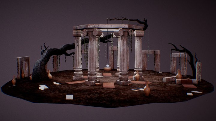 Shrine of the Oracle 3D Model