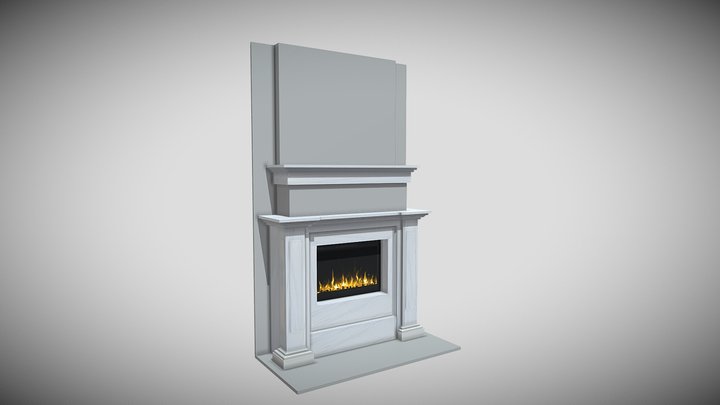 Kominek Bianco Sivec 1 3D Model