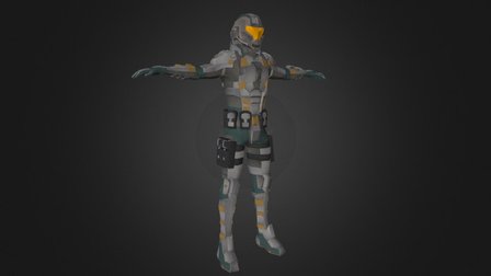 Cyber Punk Character (Flux) 3D Model