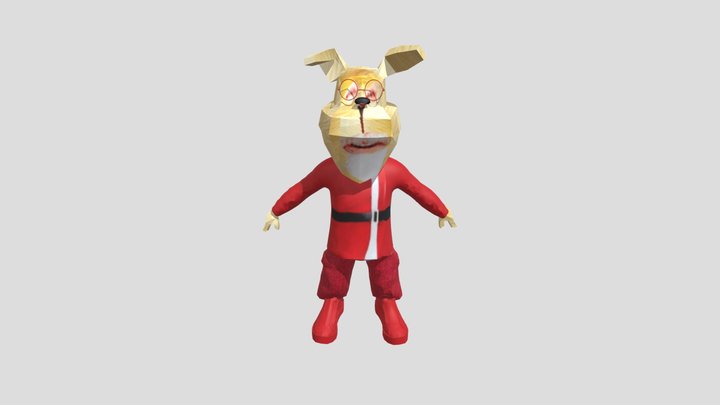 Генка Дед Мороз 3D Model