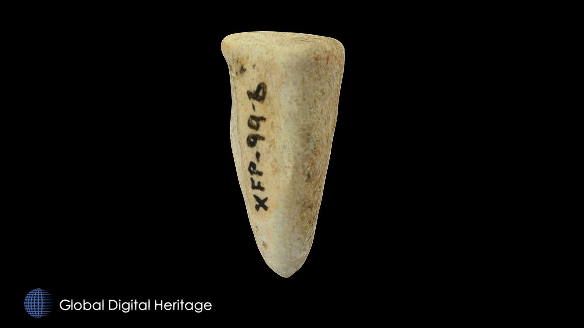 XFP-99-6 Bone plug. Sanak Island, Alaska.