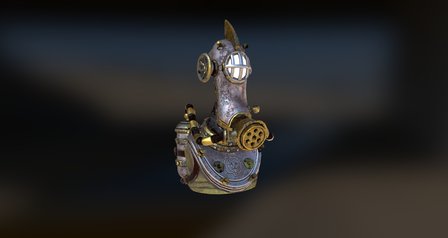 Space Explorer Low 3D Model