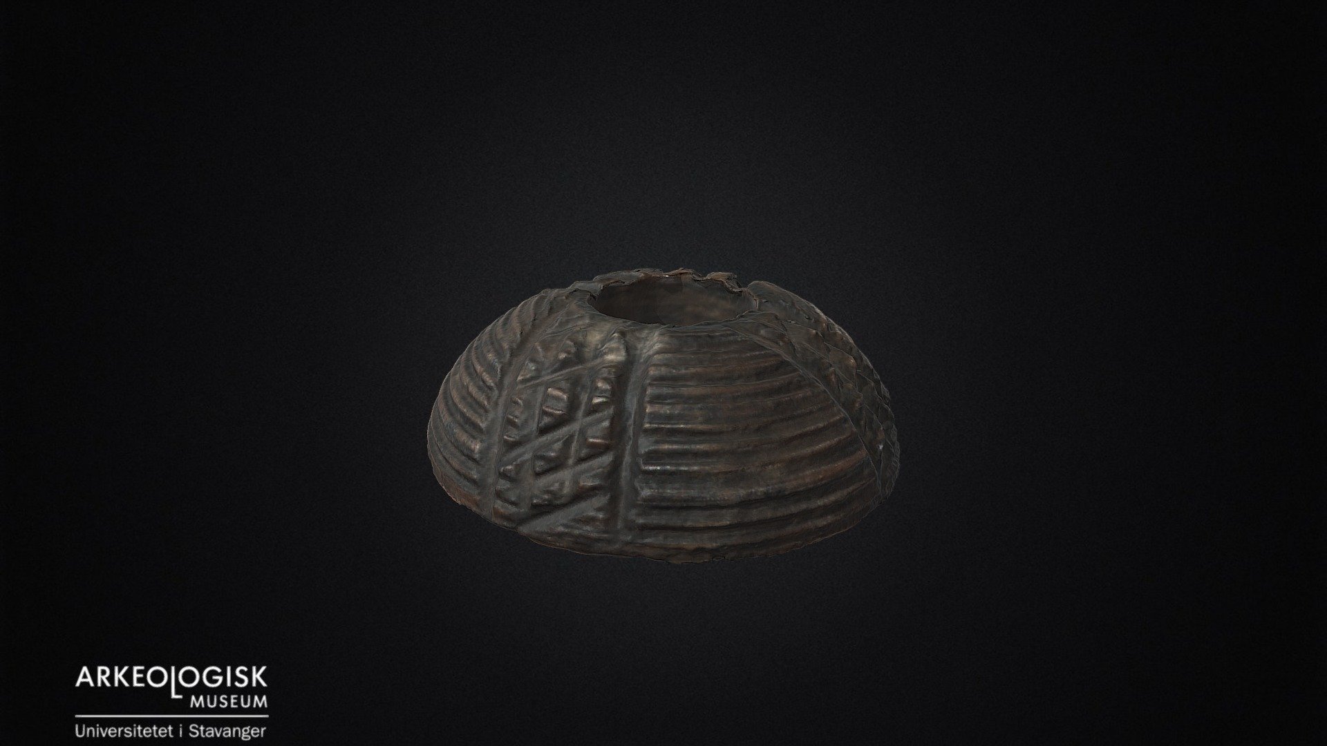 Spinning wheel made from bone/antlers 3D model by Arkeologisk Museum