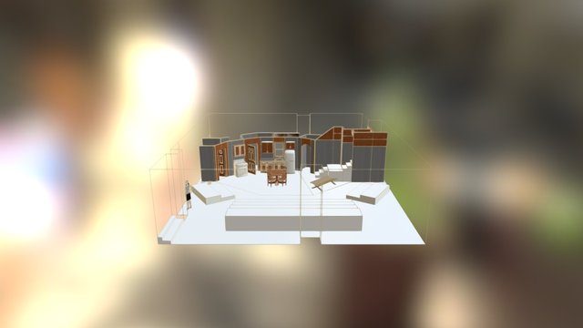 'Crimes of the Heart' Theatrical Set Design 3D Model