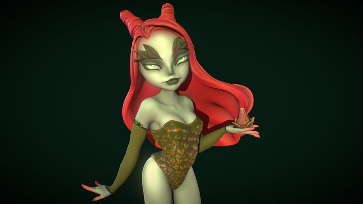 Poison Ivy Fan Art 3D Model