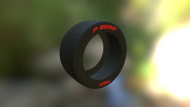 Pirelli P Zero Tire 3D Model