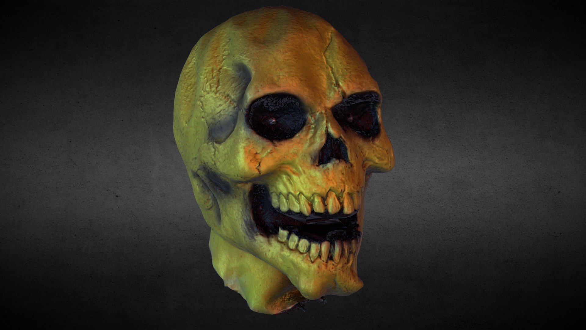 Zombie Prop Head - 3D Scan - Decimated