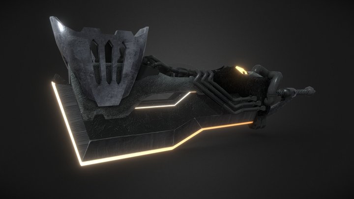 MHW Greatsword - Wyvern Ignition 3D Model