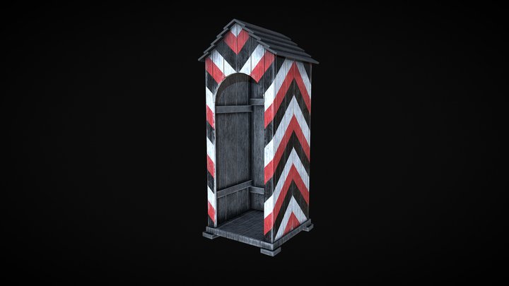 german checkpiont 3D Model