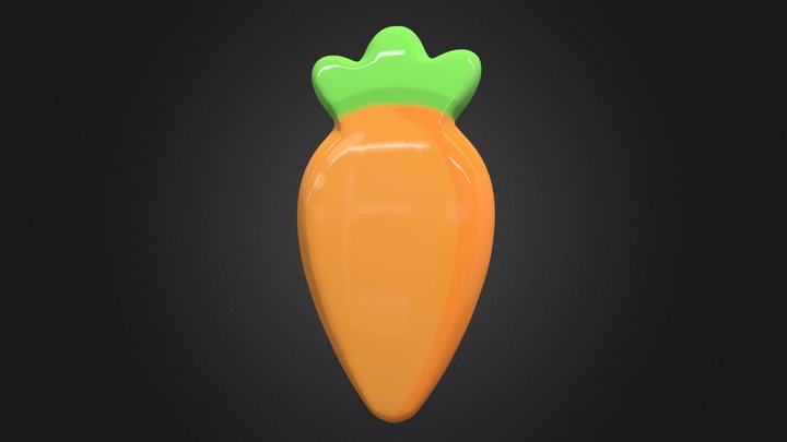 Carrot Brooch – Modello 3D gratuito STL