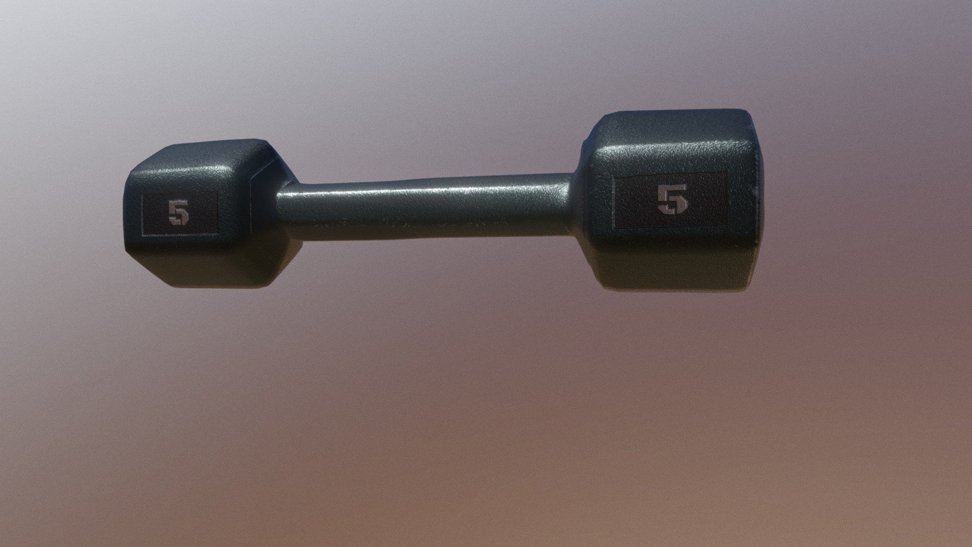 Hexagonal Iron Dumbbell