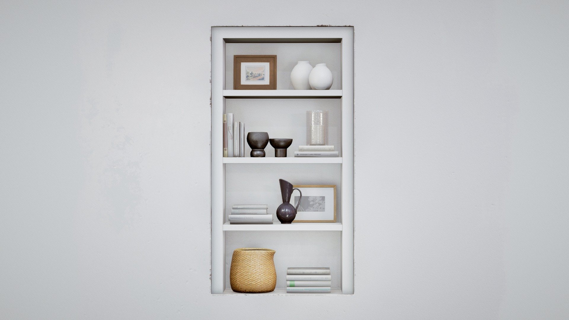 Scandinavian Shelf Decorative Set