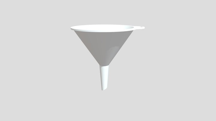 Plastic Funnel 3D Model