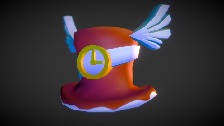 Time Flies Hat 3D Model