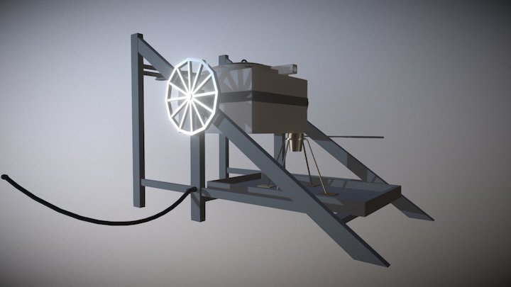 Functional Workshop Oven 3D Model