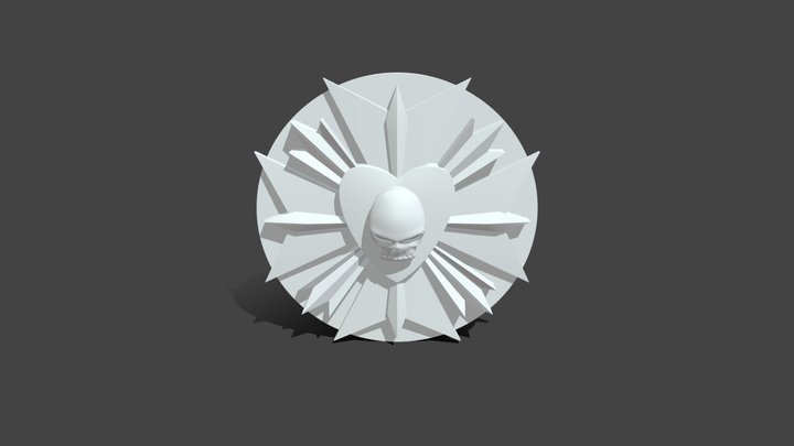 Valorous Heart Insignia 3D Model