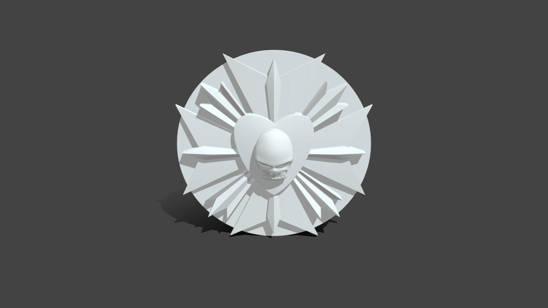 Valorous Heart Insignia - 3D model by kadajsha179 [a185d38] - Sketchfab