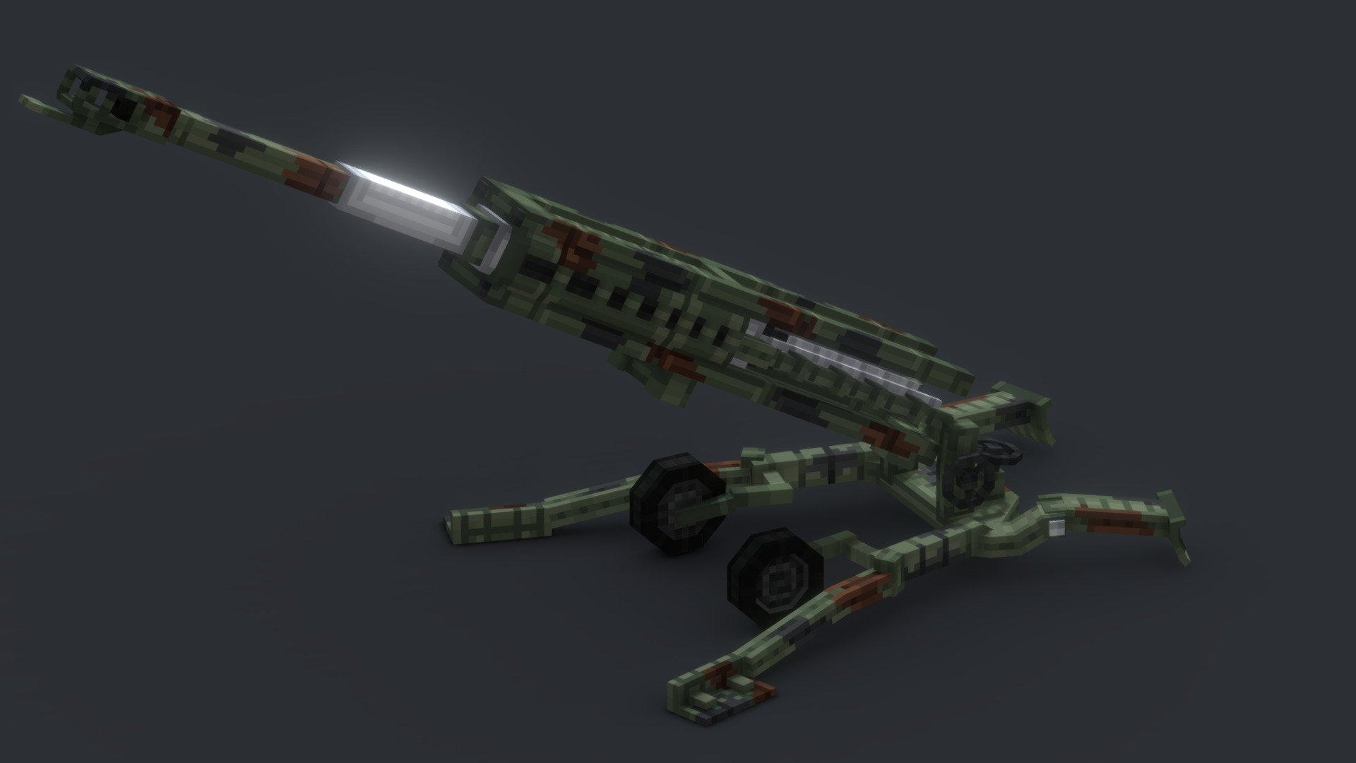 M777 howizer fr - 3D model by qwertyuwuuw [a1860e5] - Sketchfab